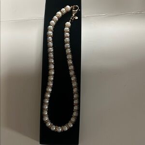Honora Bronze Italy White 16 inch Pearl Necklace